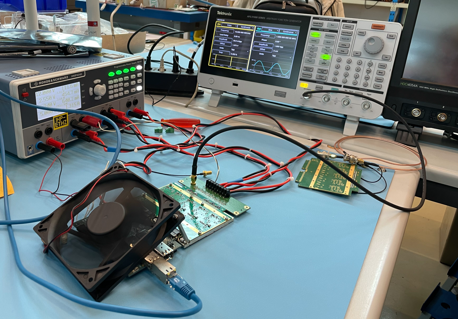 VFE test setup picture